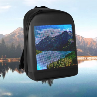 Ghiozdan Smart cu LED, WiFi, USB, 23L – Negru Trendysale.ro