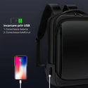 Ghiozdan Smart cu LED, WiFi, USB, 23L – Negru Trendysale.ro