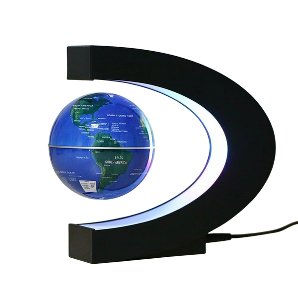 Glob Magnetic cu LED, Plutitor si Modern Trendysale.ro