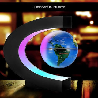 Glob Magnetic cu LED, Plutitor si Modern Trendysale.ro