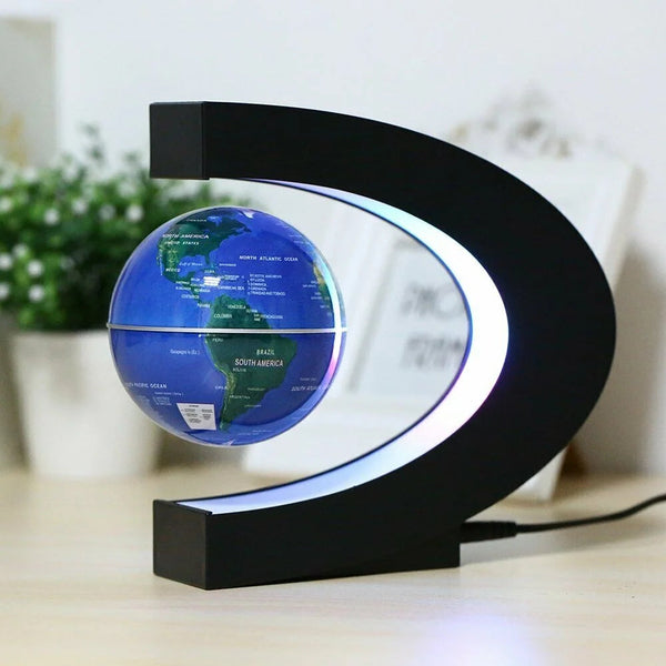 Glob Magnetic cu LED, Plutitor si Modern Trendysale.ro