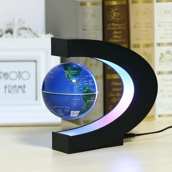 Glob Magnetic cu LED, Plutitor si Modern Trendysale.ro