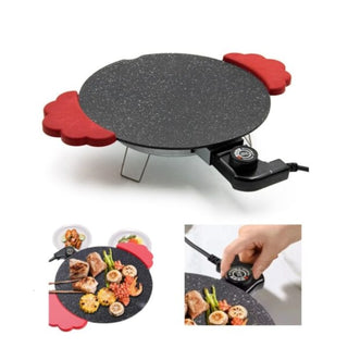 Gratar, Plita electrica, portabila, antiaderenta, 800W, negru Trendysale.ro