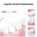 Irigator Oral Ultra-Portabil pentru Dus Bucal, 4 Capete de Curatare, Rezervor 220 ml Trendysale.ro