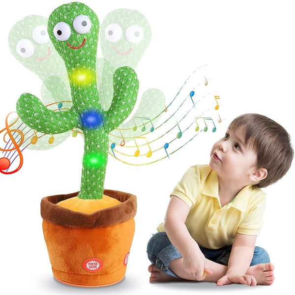 Jucarie cactus, canta, danseaza si imita cuvinte Trendysale.ro
