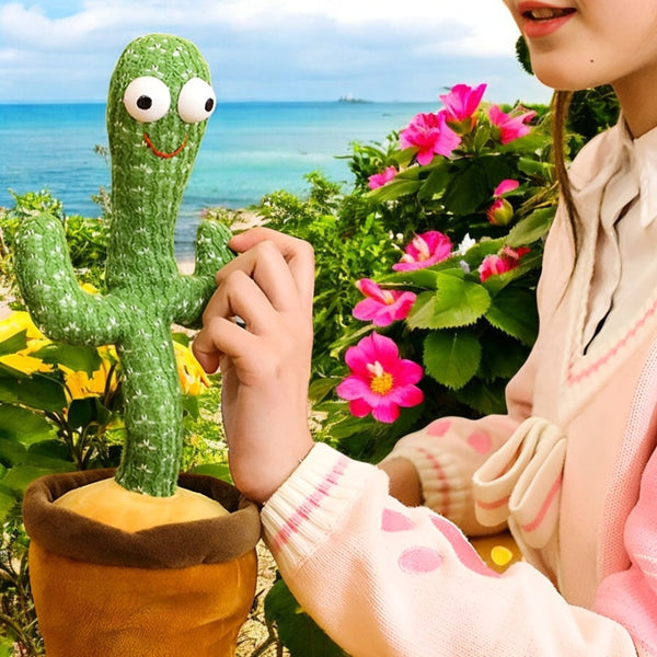 Jucarie cactus, canta, danseaza si imita cuvinte Trendysale.ro