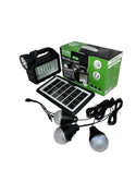 Kit Solar Lanterna Led multifunctionala cu panou solar, 3 becuri Trendysale.ro