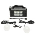 Kit solar GD-8077 cu lampa versatila, camping, 2 becuri si lanterna Trendysale.ro