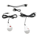 Kit solar GD-8077 cu lampa versatila, camping, 2 becuri si lanterna Trendysale.ro
