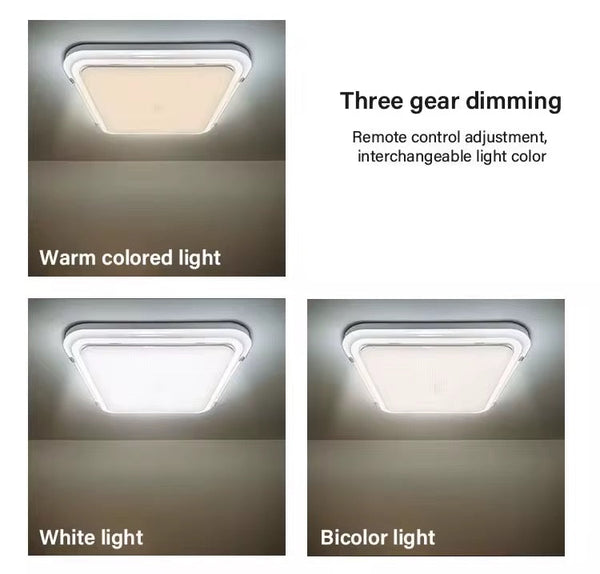Lampă Plafonieră Solara LED Jortan 200W, 100W, 60W, 40W Alb Rece/Cald, cu Telecomanda Trendysale.ro