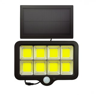 Lampa Solara 100 LED COB 100W, Waterproof IP65 cu Senzor de Miscare pentru Exterior Trendysale.ro