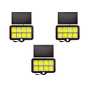 Lampa Solara 100 LED COB 100W, Waterproof IP65 cu Senzor de Miscare pentru Exterior Trendysale.ro