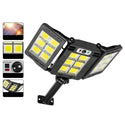 Lampa Solara Tripla Led de exterior, 200W LED COB, Senzor si Telecomanda Trendysale.ro