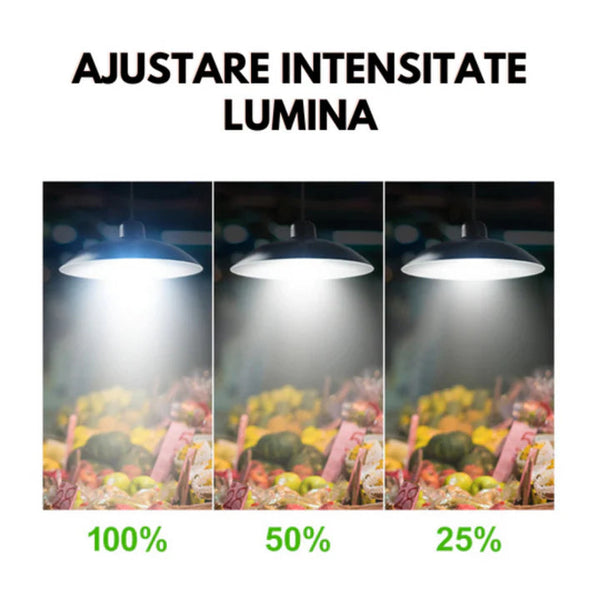 Lampa Solara cu abajur si telecomanda Trendysale.ro