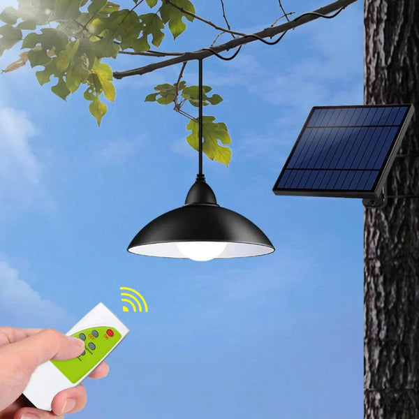 Lampa Solara cu abajur si telecomanda Trendysale.ro
