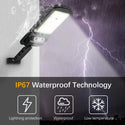Lampa cu Incarcare Solara 8 celule 150W, 160 LED-uri COB, telecomanda Trendysale.ro
