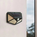 Lampa de Exterior Solara 100 LED cu panou solar, senzor de miscare Set 3 Trendysale.ro