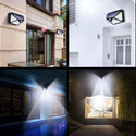 Lampa de Exterior Solara 100 LED cu panou solar, senzor de miscare Set 3 Trendysale.ro