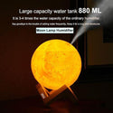 Lampa de veghe cu umidificator, Luna Moon 3D, 880 ml, 15cm Trendysale.ro