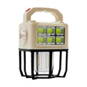 Lampa solara multifunctionala cu LED COB, incarcare USB si powerbank 2400mAh Trendysale.ro