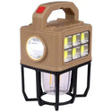 Lampa solara multifunctionala cu LED COB, incarcare USB si powerbank 2400mAh Trendysale.ro