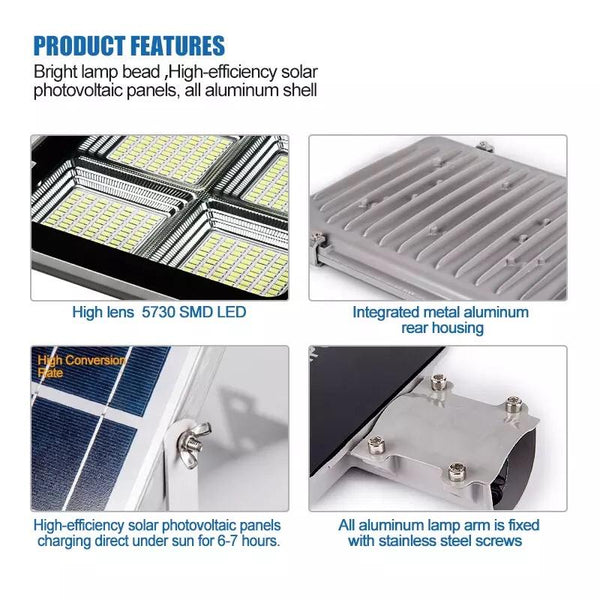 Lampa solara stradala LED, Jortan Trendysale.ro