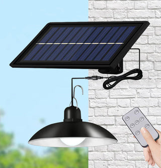Lampa solara suspendata, cu telecomanda, 90 Lm/W Trendysale.ro