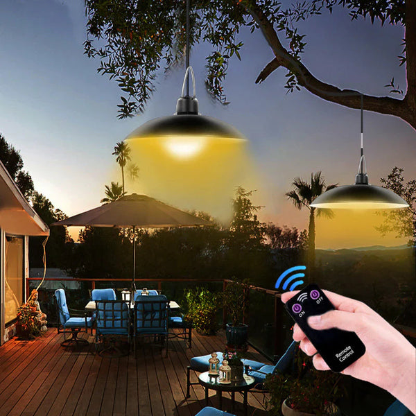 Lampa solara suspendata, cu telecomanda, 90 Lm/W Trendysale.ro