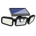 Lampa tripla solara de perete cu senzor de miscare Trendysale.ro