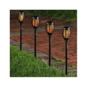 Lampi Solare tip Torta cu efect de Flacara, de exterior, 96 LED Trendysale.ro