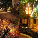 Lampi Solare tip Torta cu efect de Flacara, de exterior, 96 LED Trendysale.ro