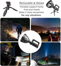 Lanterna Multifunctionala cu Suport Tripod, Reincarcabila, 4 Moduri de Iluminare, USB, Indicator de Baterie, Negru Trendysale.ro