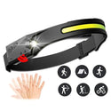 Lanterna de Cap LED, 350 Lumeni, Waterproof, Ideala pentru Camping, Pescuit, Activitati Outdoor si Reparatii Auto Trendysale.ro