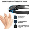 Lanterna de Cap LED, 350 Lumeni, Waterproof, Ideala pentru Camping, Pescuit, Activitati Outdoor si Reparatii Auto Trendysale.ro