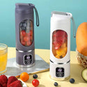 Mini Blender Portabil Cu Afisaj 450ml, 12000rpm, 12 lame Trendysale.ro