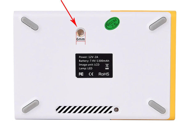 Mini Videoproiector LED Portabil YG300, 400-600 lm, 1080P Full HD Trendysale.ro