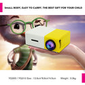 Mini Videoproiector LED Portabil YG300, 400-600 lm, 1080P Full HD Trendysale.ro