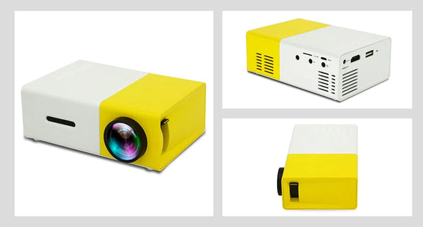 Mini Videoproiector LED Portabil YG300, 400-600 lm, 1080P Full HD Trendysale.ro