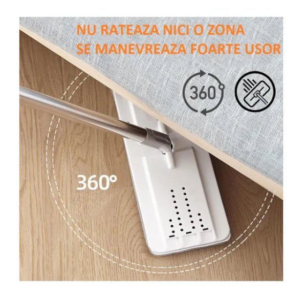 Mop profesional cu doua cuve de spalare si uscare Trendysale.ro