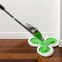 Mop triplu cu rezervor pulverizator, 3 capete rotative cu diametru 20 cm, 3 lavete microfibra, rezervor 600 ml Trendysale.ro