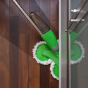 Mop triplu cu rezervor pulverizator, 3 capete rotative cu diametru 20 cm, 3 lavete microfibra, rezervor 600 ml Trendysale.ro