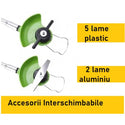 Motocoasa electrica 48V, 4000 mAh, 18000 RPM, cu 2 acumulatori Trendysale.ro