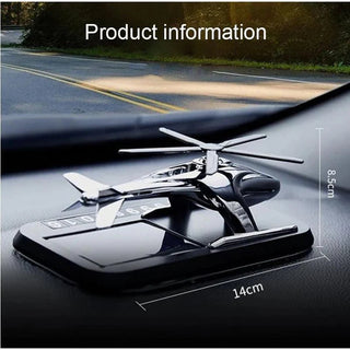 Odorizant Solar in Forma de Elicopter cu Display pentru Numar de Telefon, Difuzor de Parfum Trendysale.ro