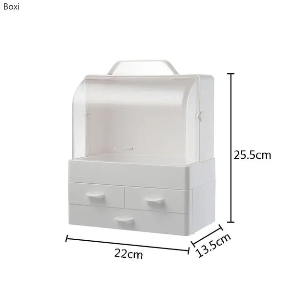 Organizator Produse Cosmetice, Portabil, Rezistent la Apa, 4 Compartimente de Depozitare Trendysale.ro