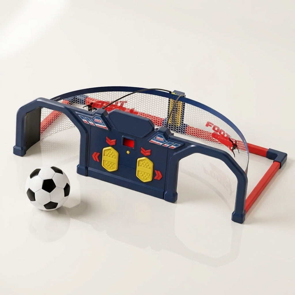 Poartă de Fotbal Electronică pentru Copii cu Afișaj de Scor, 2 Ținte, Lumini și Sunete + Minge