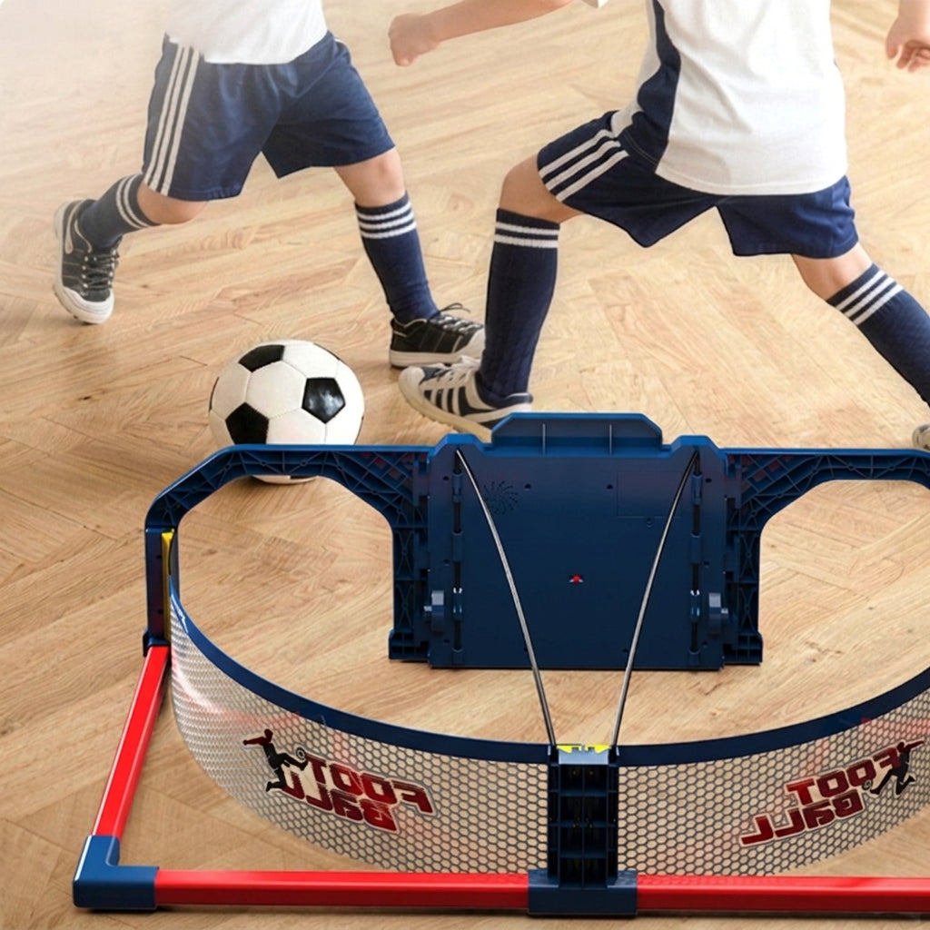 Poartă de Fotbal Electronică pentru Copii cu Afișaj de Scor, 2 Ținte, Lumini și Sunete + Minge