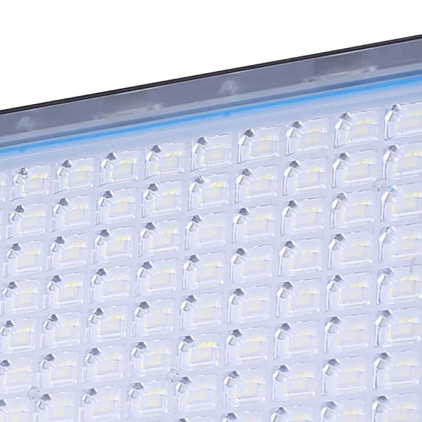Pachet 2 x Proiector LED Jortan pentru exterior cu panou solar, telecomanda functii multiple, Solar Light IP 66, alb rece Trendysale.ro
