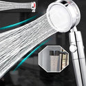 Para de Dus cu Presiune Inalta, Cap Rotativ, Elice, Filtru Anti-Calcar si Jet Vortex Trendysale.ro
