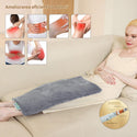 Patura Electrica cu Incalzire si Masaj, 9 Combinatii de Relaxare, Gri Trendysale.ro