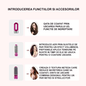 Perie de Par 5 in 1, 1000W, 3 Trepte de Temperatura, Usuca, Indreapta, Onduleaza Trendysale.ro